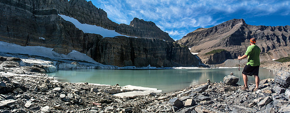 Self-portrait - Grinnell Glacier