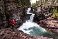 Self-portrait - St. Mary Falls