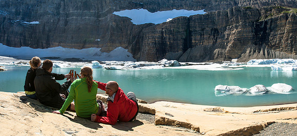 Toast at Ginnell Glacier