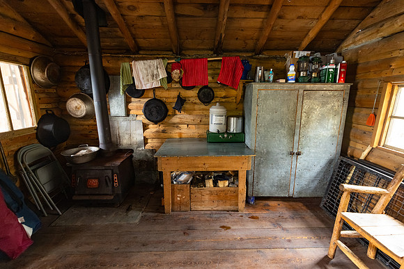 Mary Lake Patrol Cabin: interior (2)