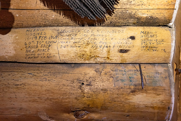 Mary Lake Patrol Cabin:  historic notes (2)