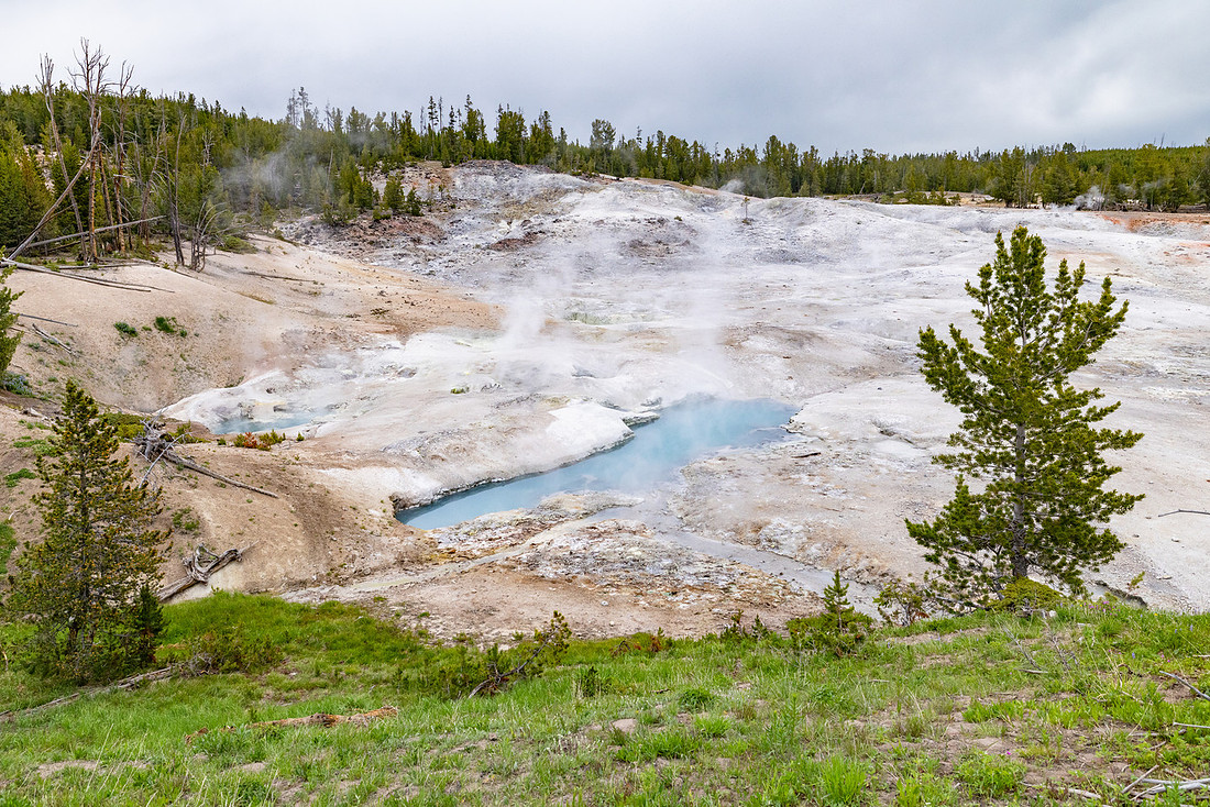 Violet Springs on a cloudy afternoon
