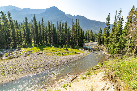 Soda Butte Creek and The Thunderer