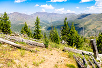 Views of Upper Cache Creek Valley from the Thunderer Cutoff Trai