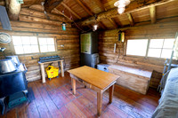 Cache Creek Patrol Cabin: inside views