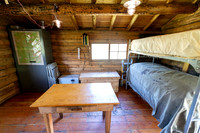 Cache Creek Patrol Cabin: inside views ()