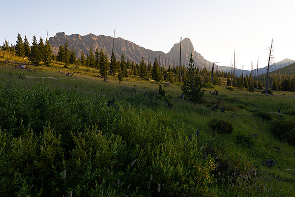 First light on Ampitheater Ridge