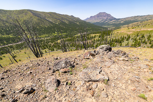Views of Upper Cache Creek and The Thunderer