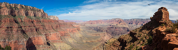 Grand Canyon View Along the South Kaibab