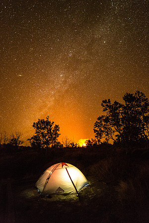 Camping at Kulanaokuaiki Portrait