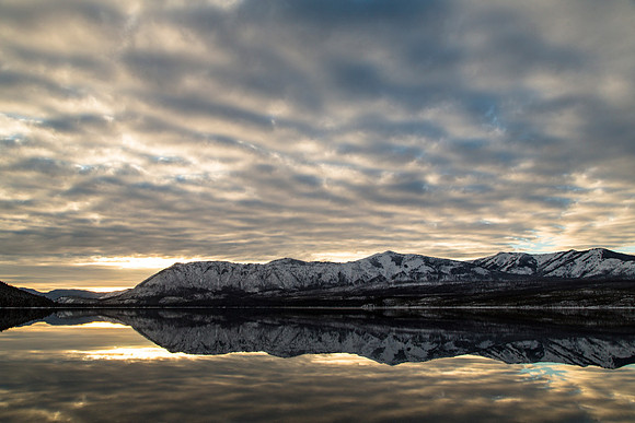 Floccus Clouds Over Apgar Mountains