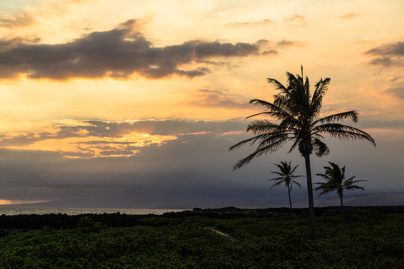Sunset at Apua Point