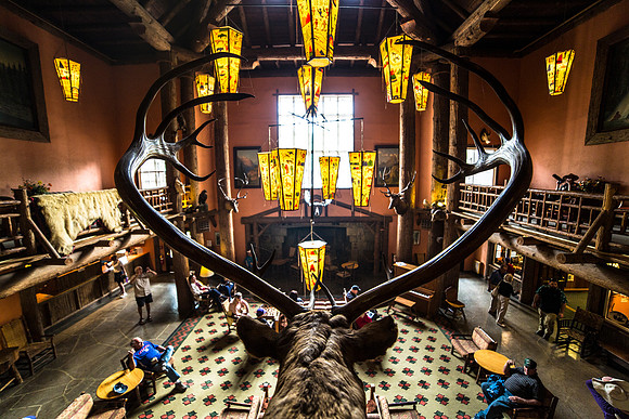 Lake McDonald Lodge Lobby