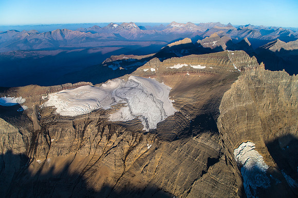 Ipasha Peak and Ahern Glacier