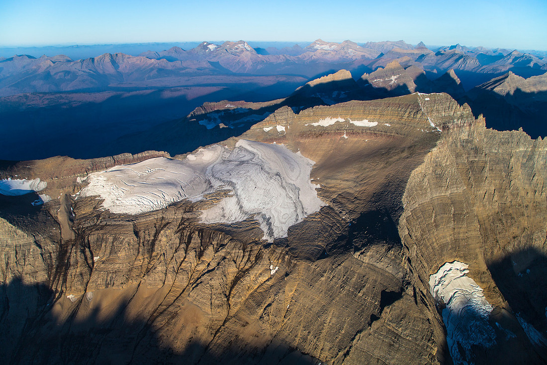 Ipasha Peak and Ahern Glacier