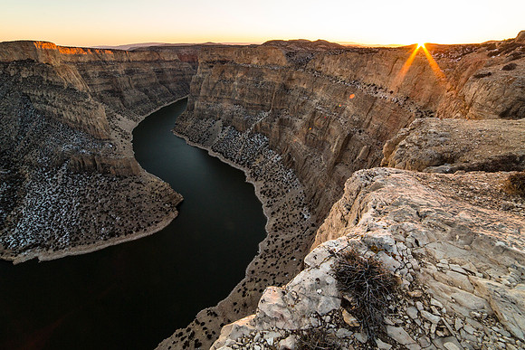 Sunset at Devil Canyon Overlook