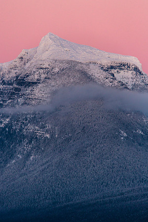 Mt. Brown Post Sunset
