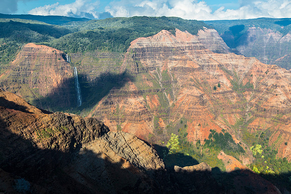 Waimea Canyon and Waipo'o Falls