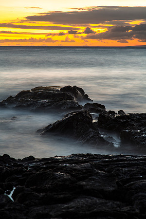 Long Exposure Sunset at Halepe