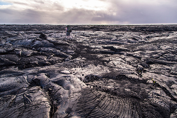 Corrie on the Lava Fields