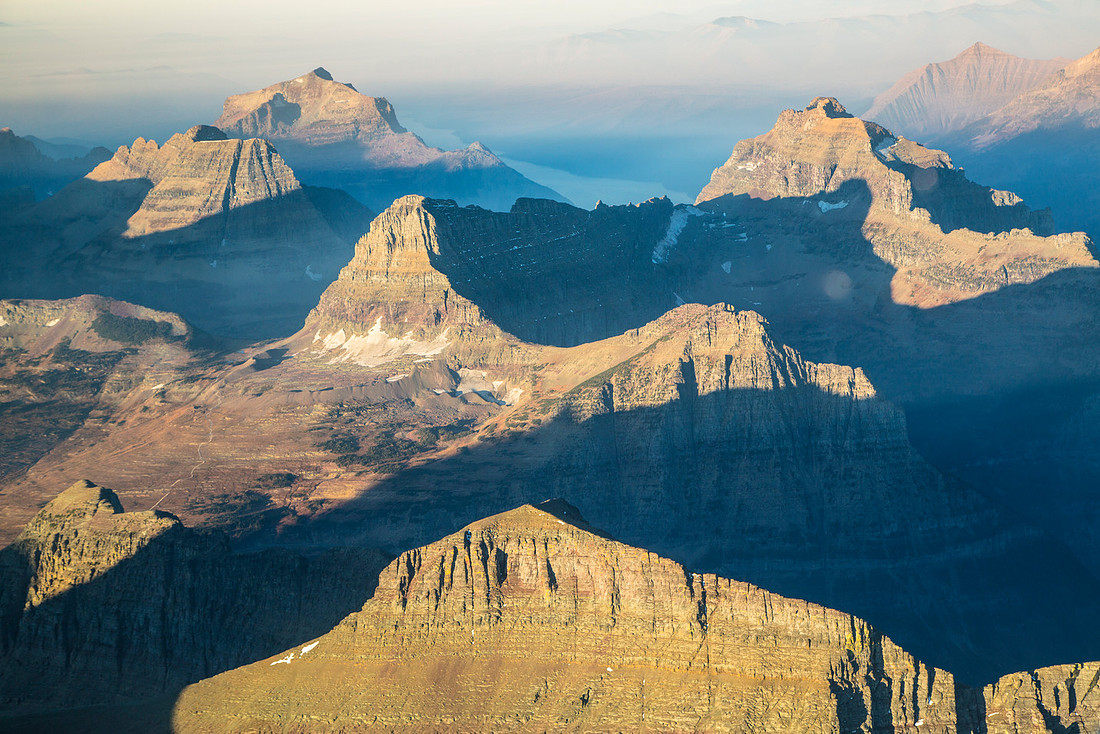 Overlooking Logan Pass Area
