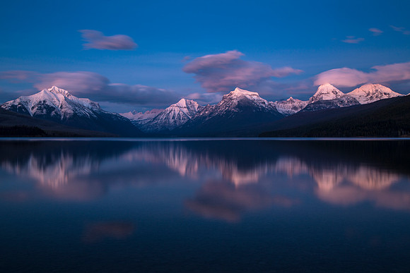 Alpenglow at Lake McDonald 11.20.15