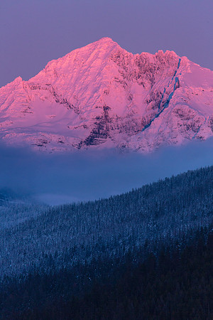 Gunsight Mountain Sunset