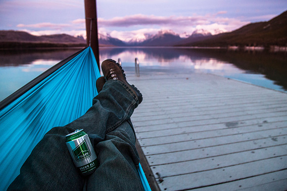 Self-portrait - Relaxing on the Dock