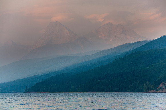 Haze over Lake McDonald