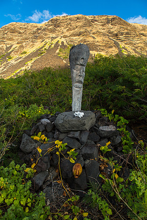 Tiki at Halape