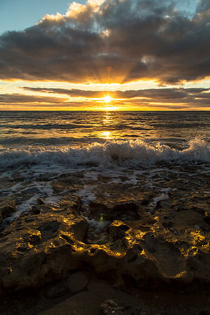 Sunrise at Kapa'a Portrait