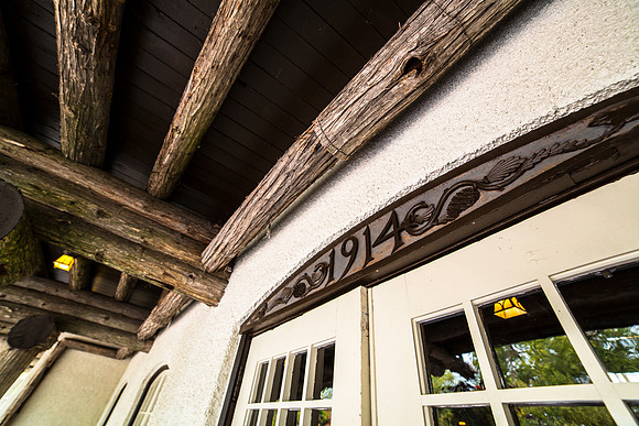 Historic Lake McDonald Lodge Entrance