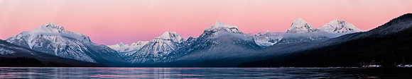 Lake McDonald Post Sunset Panorama 12.14.15