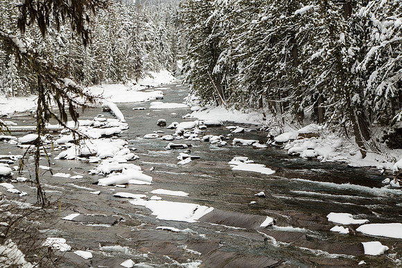 McDonald Creek between McDonald Creek Falls and Sacred Dancing Cascades (2)