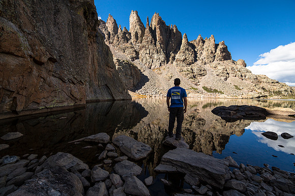 Chris at Sky Pond