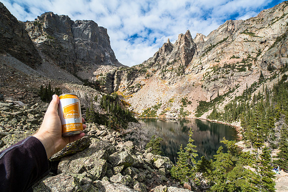 Summit Soda Selfie at Emerald Lake