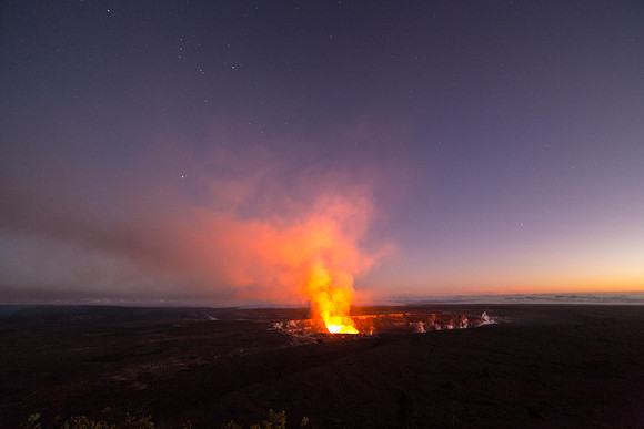 Blue Hour at Halema'uma'u