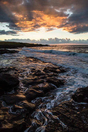 Sunrise at Halape Portrait