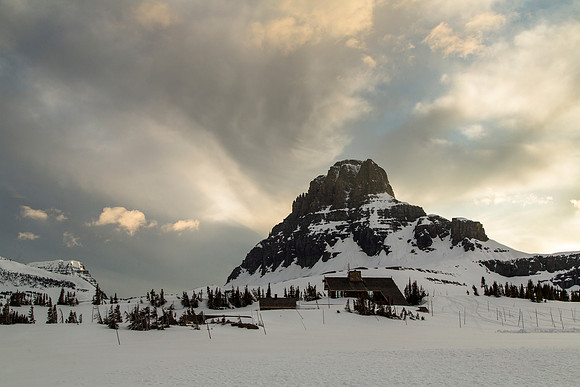 Logan Pass Visitor Center Sunset 5.14.16