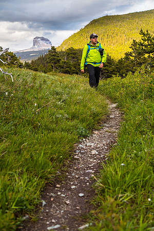 James on the Trail to Cosley Lake