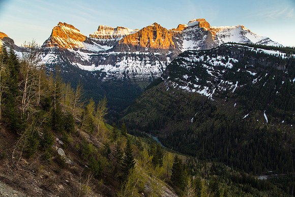 Evening Light over McDonald Valley (2)