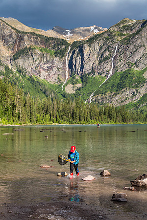 Playing in Avalanche Lake