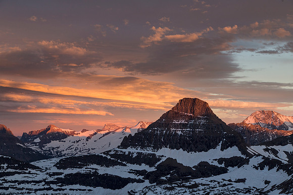 Last Light on Mount Reynolds
