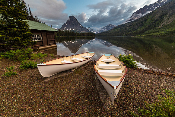Calm Evening at Two Medicine Lake