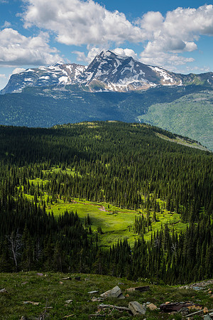Heavens Peak from the Spur Junction