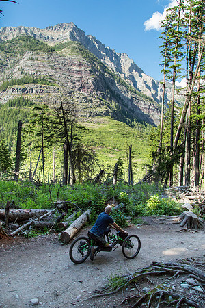 Avalanche Lake Hike with Off-road Wheelchair 09