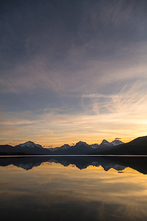 Lake McDonald Sunrise Portrait  4.12.16