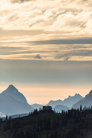Granite Park Chalet Sunset Portrait