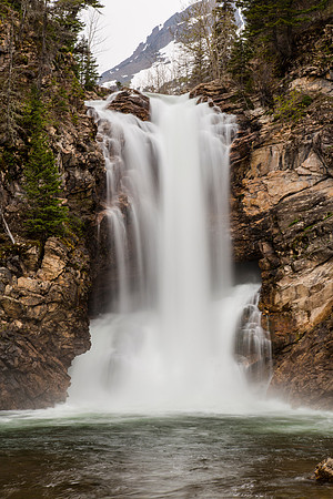 Running Eagle Falls Portrait