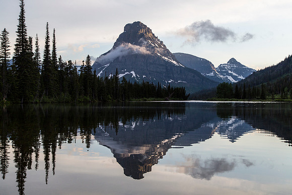 Calm Pray Lake and Sinopah